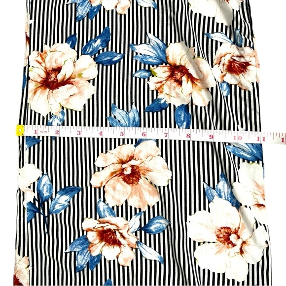 Joe B Vibrant Floral and Stripe Wide Leg Pants - Picture 9 of 9